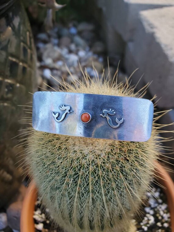 Sterling Silver Mermaid Barrette - Etsy display picture 2