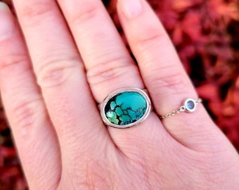 Blue Moon Turquoise Ring 5.75