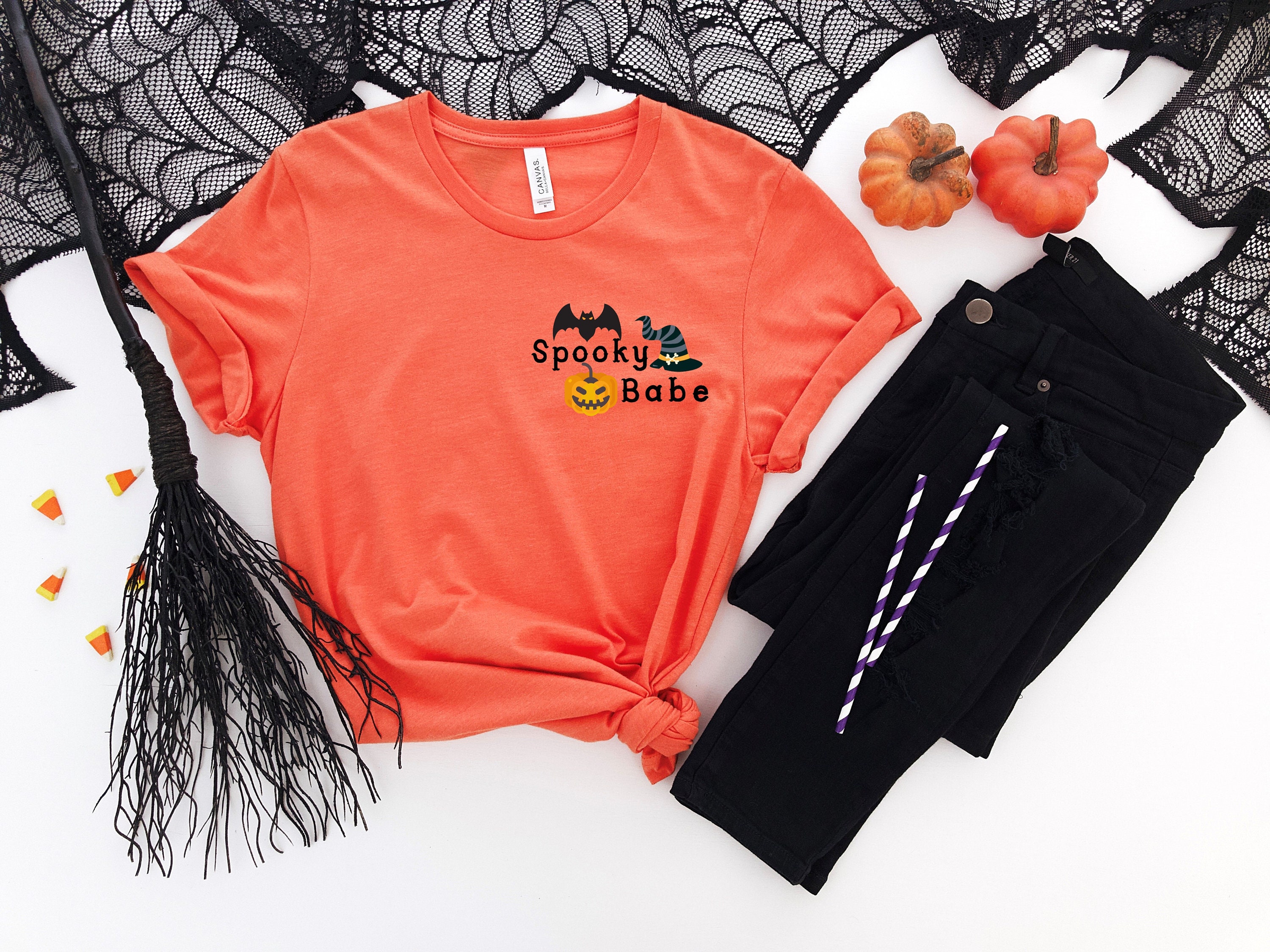 Halloween Pocket Shirt Halloween Shirt Cute Halloween Shirt | Etsy