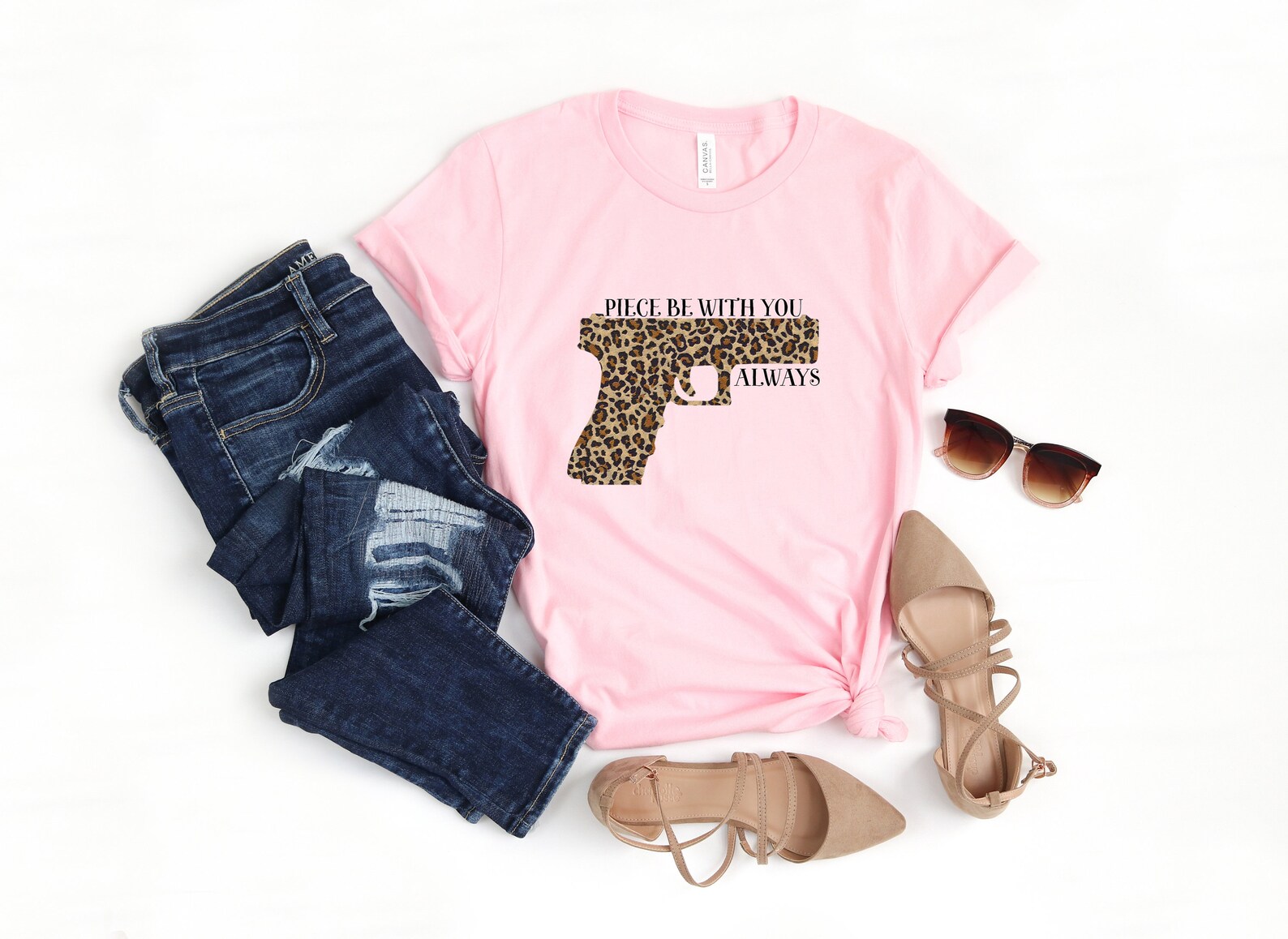 Gun Tshirt Graphic Gun Shirt Women's Gun Tshirt Gun Etsy