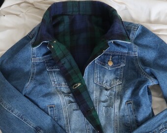 flannel lined jean jacket