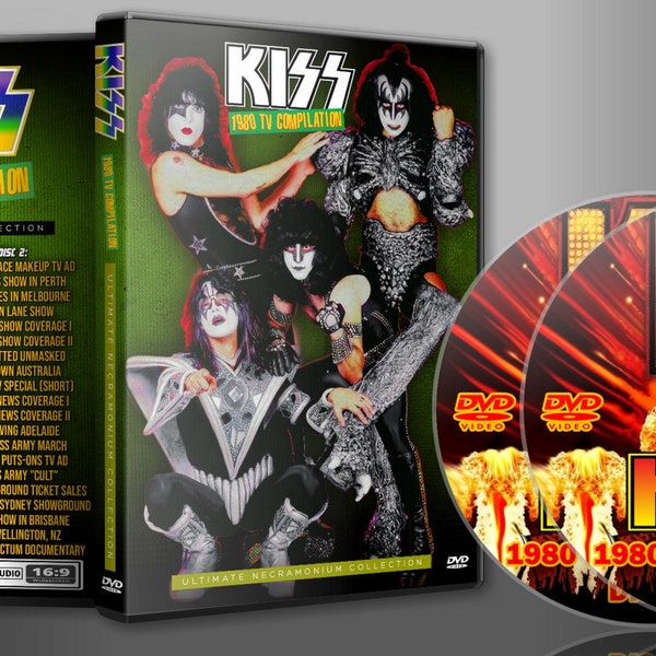 KISS-1980 TV Compilation-2 DVD Set!! New Sealed!!!