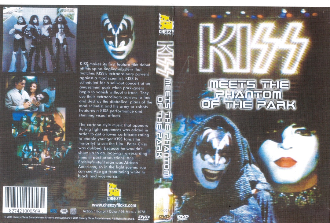 Kiss-kiss Meets the Phantom of the Park 1978 DVD New Sealed!!! - Etsy
