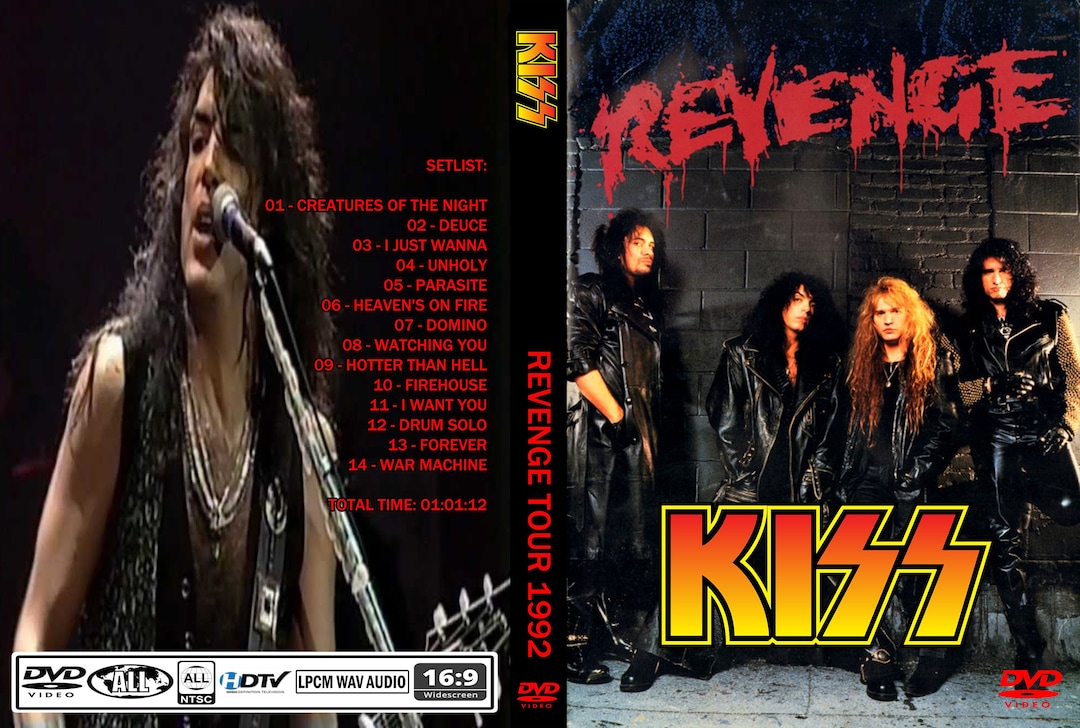 Kiss-revenge Tour 1992-unreleased DVD New Sealed - Etsy