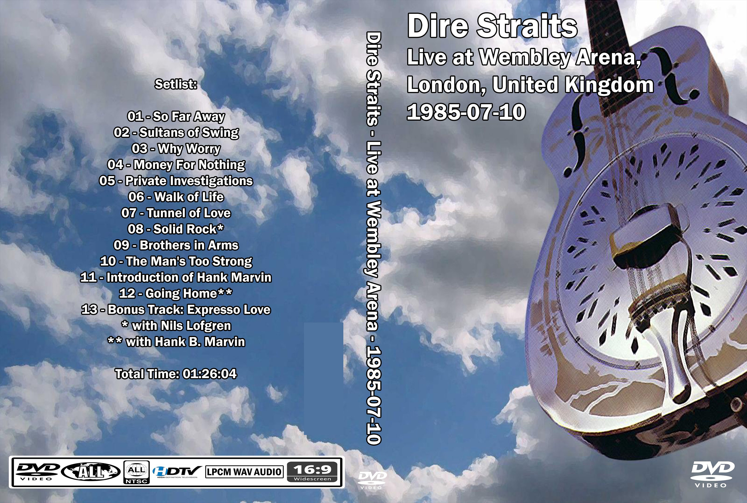 Dire Straits-live at Wembley Arena London 07-10-1985 DVD New