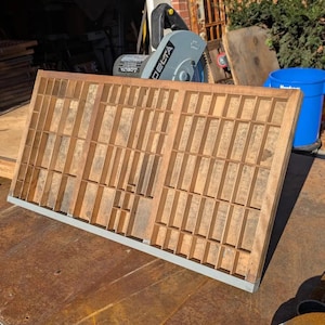 Hamilton Letterpress California Job Type Case Printers Drawer