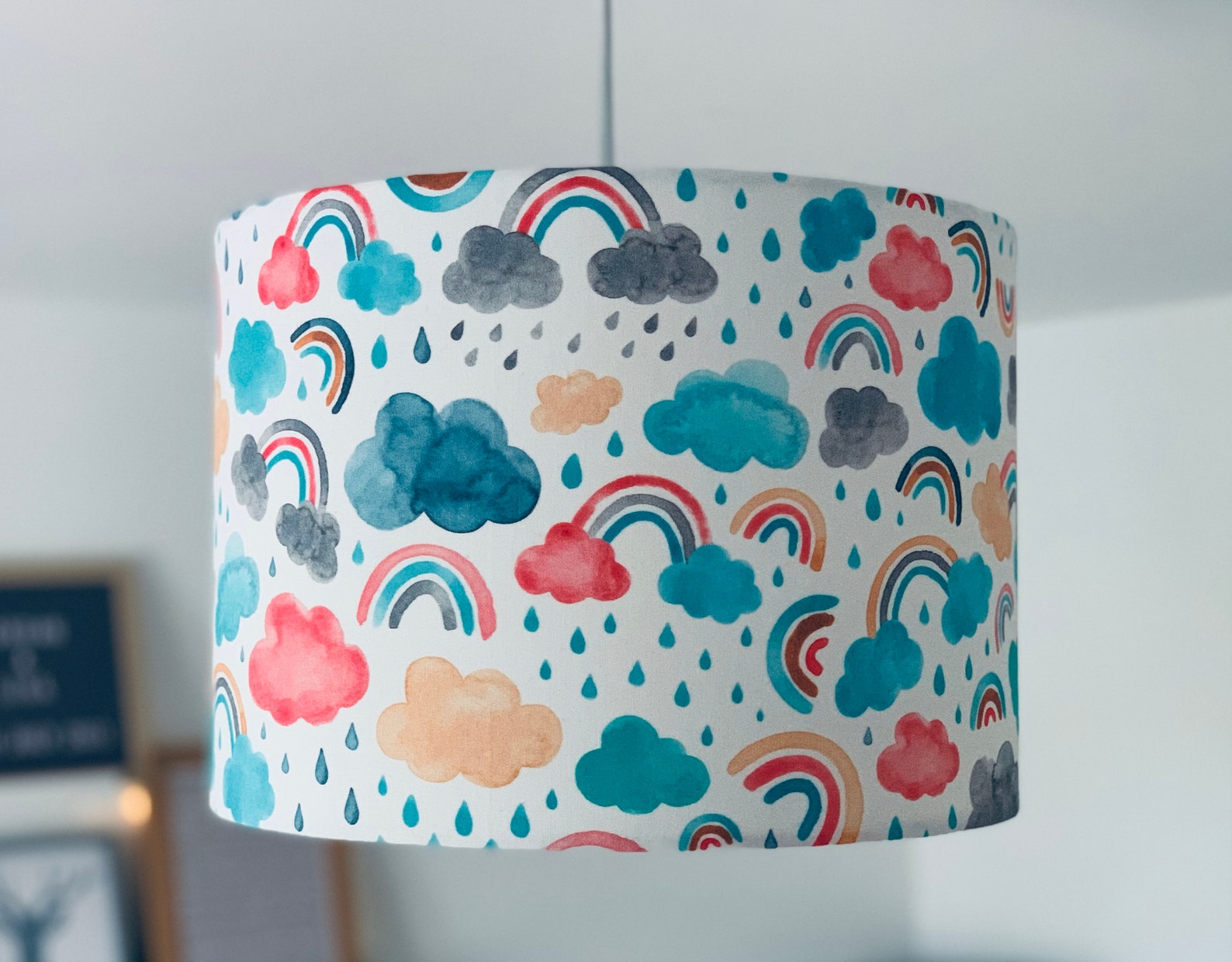 Rainbow Lampshade Rainbow Light Rainbow Theme Light Rainbow Etsy UK
