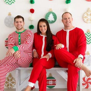 Adult Unisex Faux Butt Flap Christmas Jammies (miller Collection) - Etsy