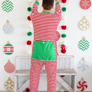 Adult Unisex Faux Butt Flap Christmas Jammies (miller Collection) - Etsy