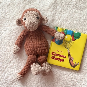 Heirloom Knotted Crochet Monkey Lovey