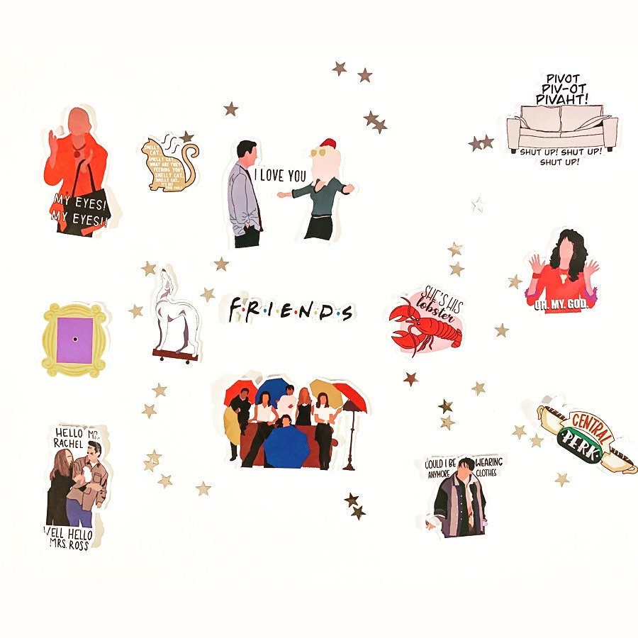 Redbubble Stickers Friends Friends Sticker Pack - Etsy