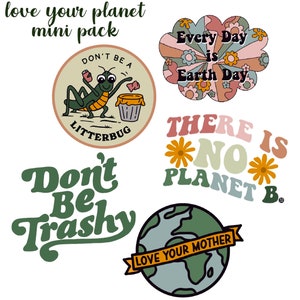 Love Your Planet Mini Sticker Pack