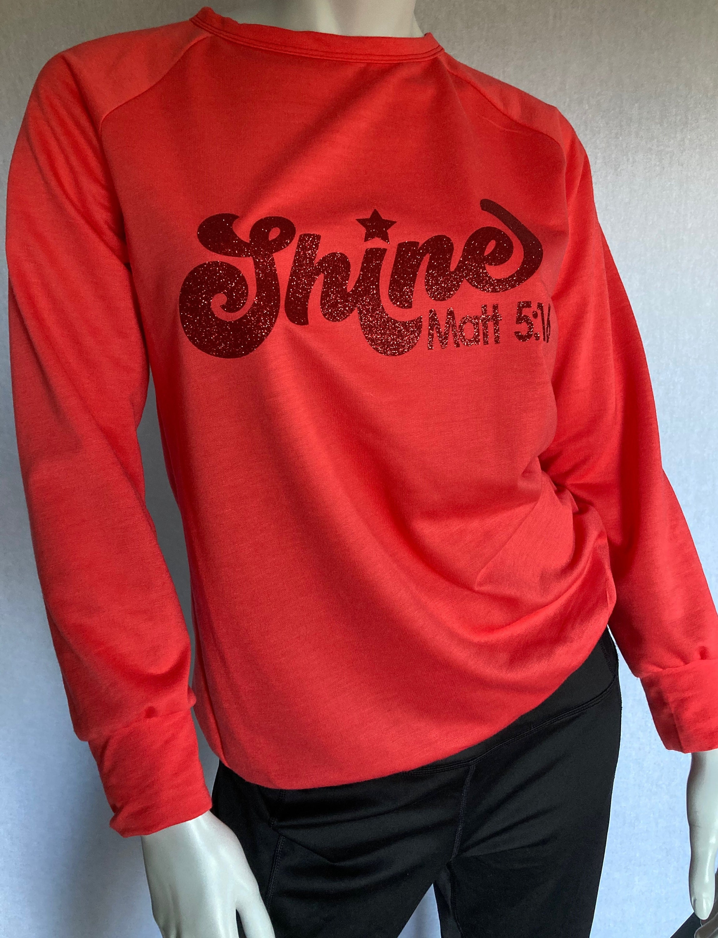 Women's Graphic Sweatshirt Long Sleeve Berry Shine Etsy