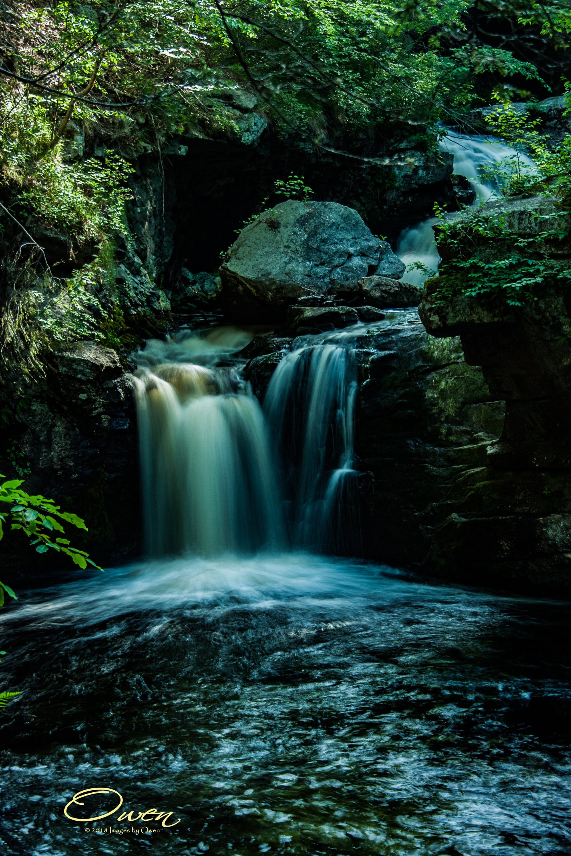 Wall Art Hidden Waterfall Available in Photographic Prints, Canvas, and