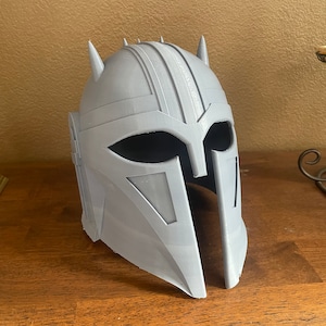 The Armorer Helmet-Unfinished Raw Print (Not Sanded or Painted)