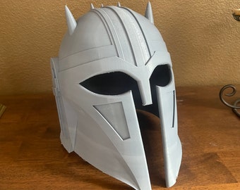 The Armorer Helmet-Unfinished Raw Print (Not Sanded or Painted)