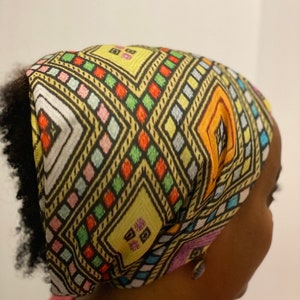 Hairband, head band with Habesha Tilet design, collar scarf, hairband, gaiter with boho style