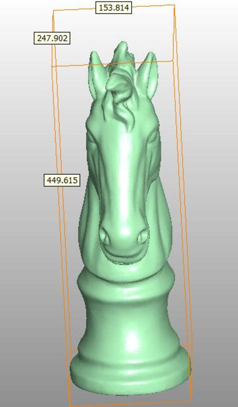 Horse head 3D file in STL format file download relief for cnc Etsy
