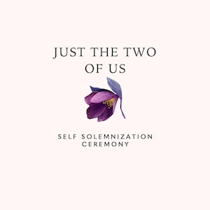 Self Solemnization Ceremony Guide | Officiate Your Own Private Elopement | Self Uniting Marriage Ceremony Guide | Self Solemnization Rituals