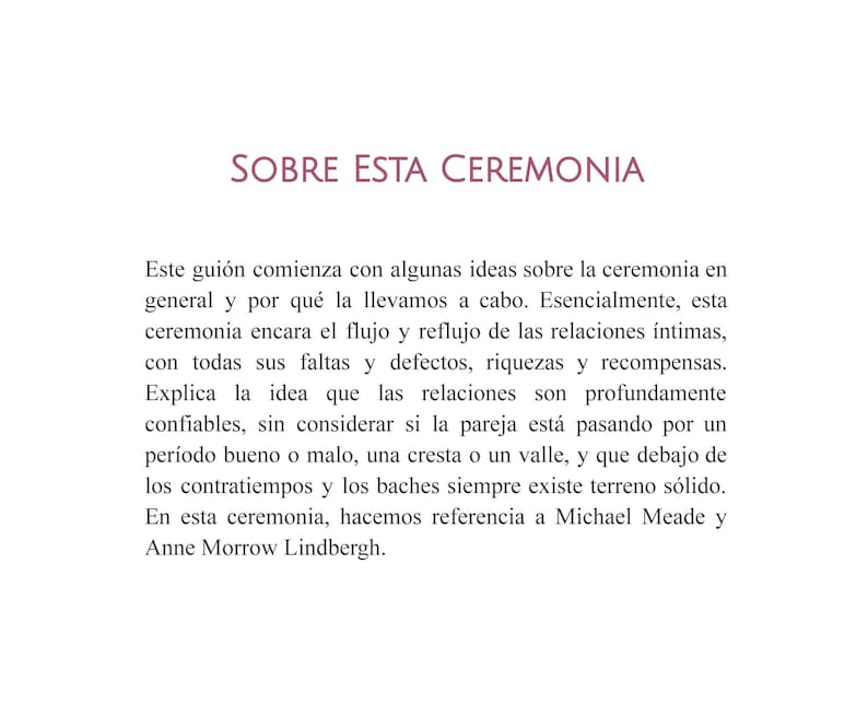 Bilingual wedding ceremony script guion de ceremonia de boda biling e