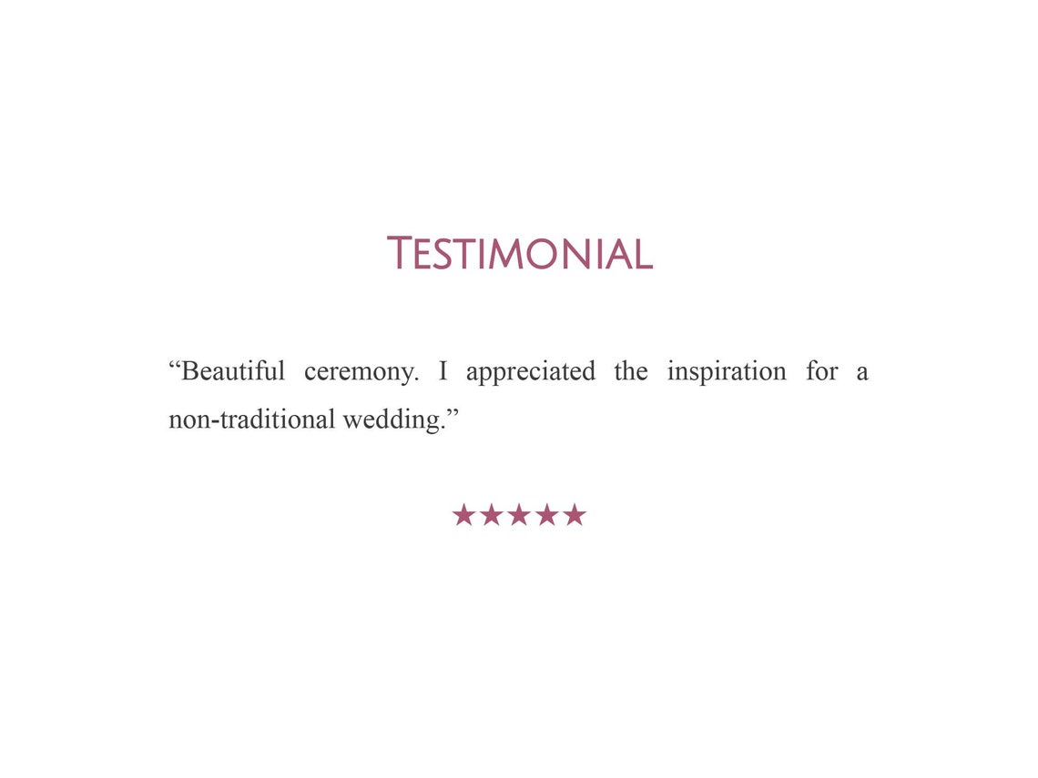 Beautiful & Modern Wedding Ceremony Script | Intentional Magic ...
