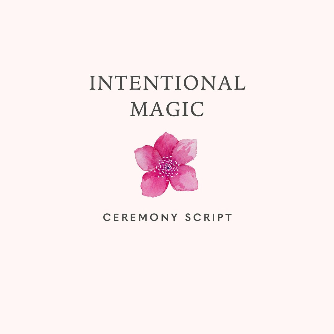 Beautiful & Modern Wedding Ceremony Script | Intentional Magic ...