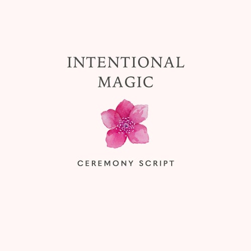 Beautiful & Modern Wedding Ceremony Script Intentional Magic - Etsy