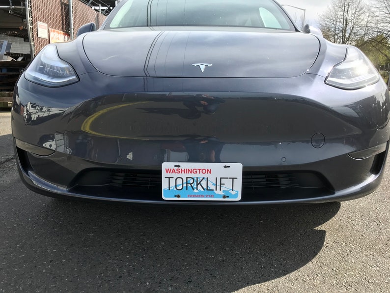 Tesla Model Y Front License Plate Holder NO Drill Etsy