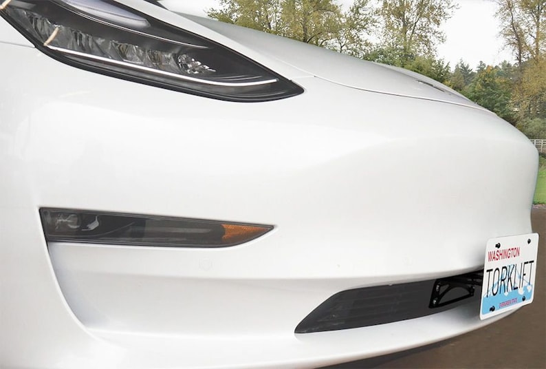 Tesla Model 3 front license plate holder nodrill Etsy