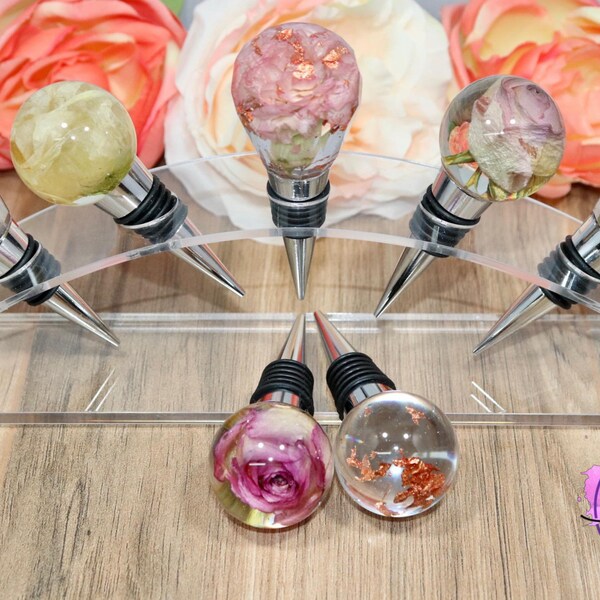 Flower Wine Stopper Etsy