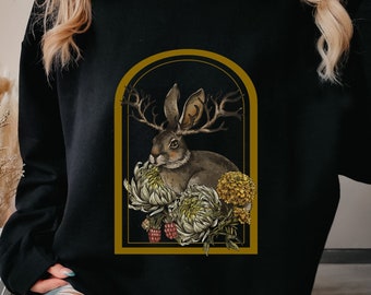 Witchy Sweatshirt Dark Academia Sweater Goblincore Sweater Whimsigoth Fairy Grunge Dark Cottagecore Grunge Fairycore Whimsigoth Clothing