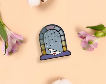 Ghosting Pin: Witraż, Brokat, Papierowy samolot