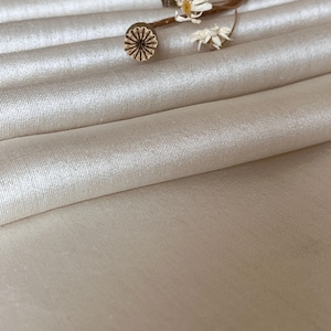 Organic peace silk 44&quot; wide eri ahimsa sustainable non-violent zero waste raw handloom eco ethical cruelty free vegan unbleached