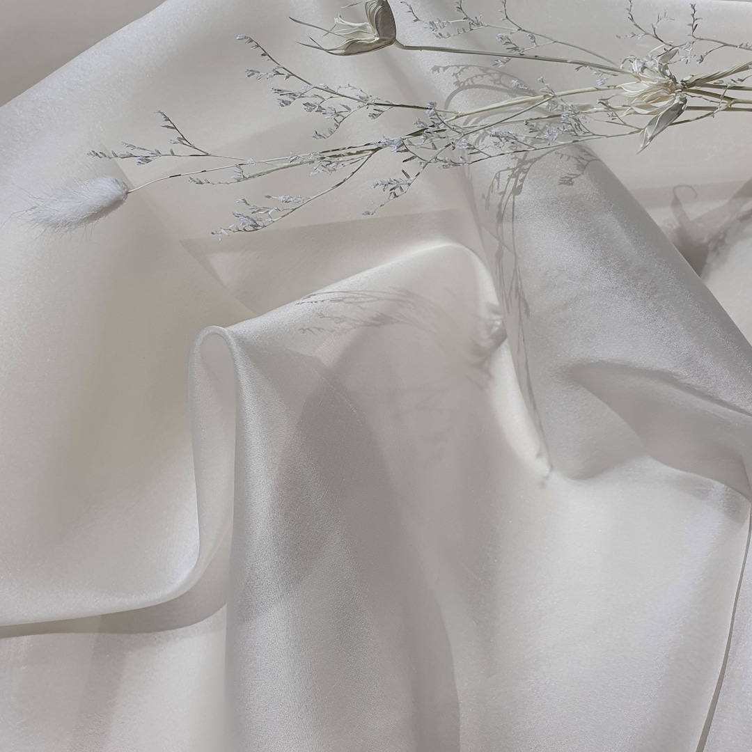 100 Silk Organza OEKOTEX® Top Grade 55 Wide Sustainable Fabric
