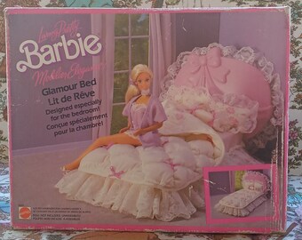 vintage barbie bed