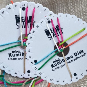 2 the beadsmith kumihimo disk of different sizes, Create your own bracelets frienship with authentic traditional japanese braided disk