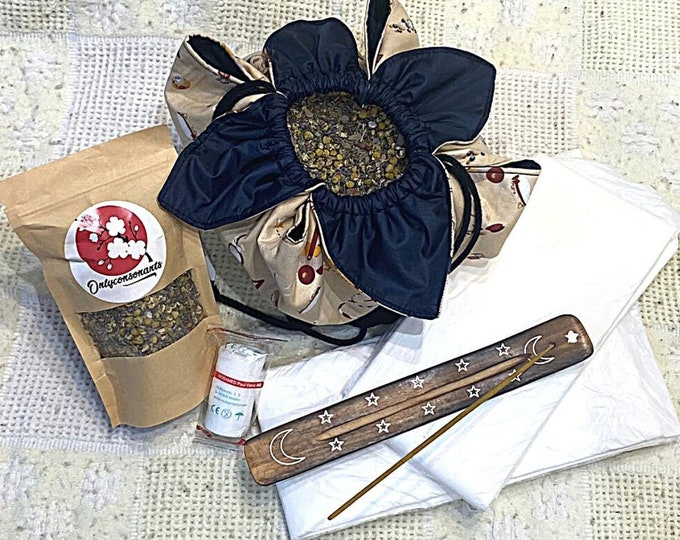 Lotus Birth Bag for Natural Childbirth, Kit Care Placenta Bag With