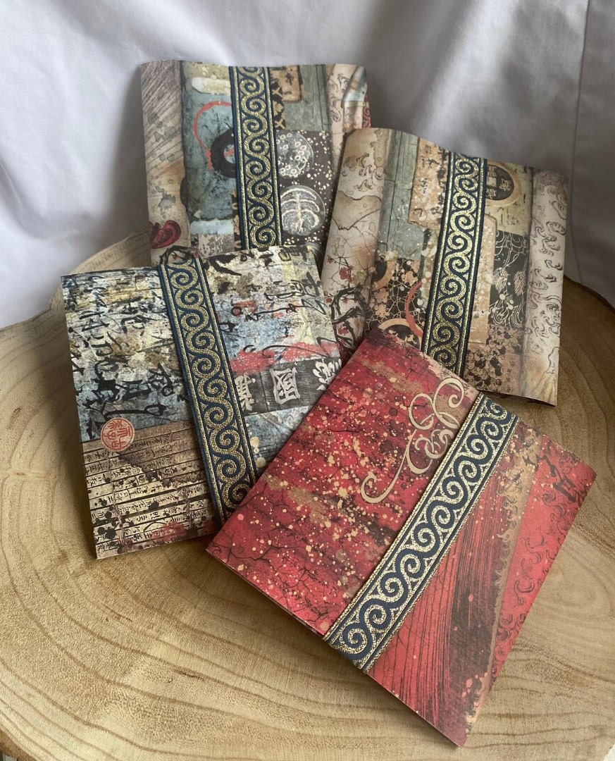 Japanese Money Envelope With Origami Design Handmade With Stamperia