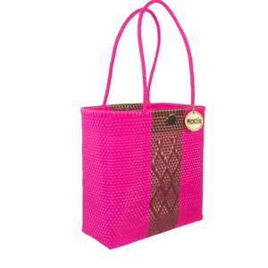 Venus Tote| Mexican Plastic Woven Bag| Beach Bag| Summer Bag| Tote Bag| Handwoven Tote Bag