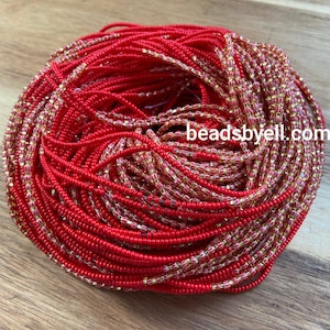 Sentiment Beautifully Hand Crafted Waist Beads on Clasp, Worn to draw Attention to, and Enhance her Femininity