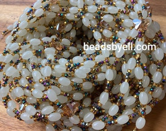 Glow in the Dark Crystal Waist Beads: African Belly Chain