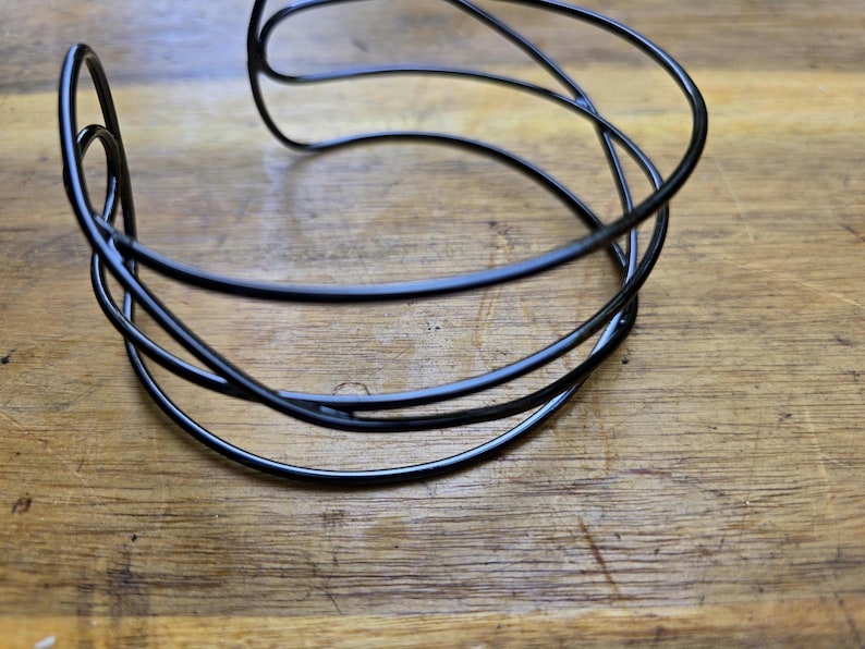 Silver Statement Choker: Geometrical African Necklace Crossed Geo Black