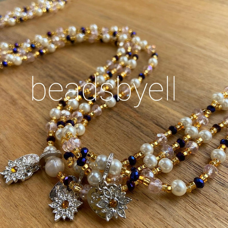 for their Beauty and the Female Essence they Invoke Charm and Pearls Waist Beads Tie On Worn by Women of all Shapes and Sizes