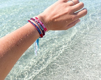 Personalized Name Bracelet: Hand Woven Friendship Bracelet