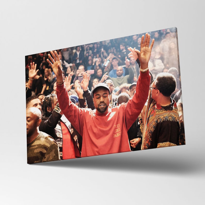 Kanye West Pablo Poster Canvas Wall Art Framed and Rolled Etsy