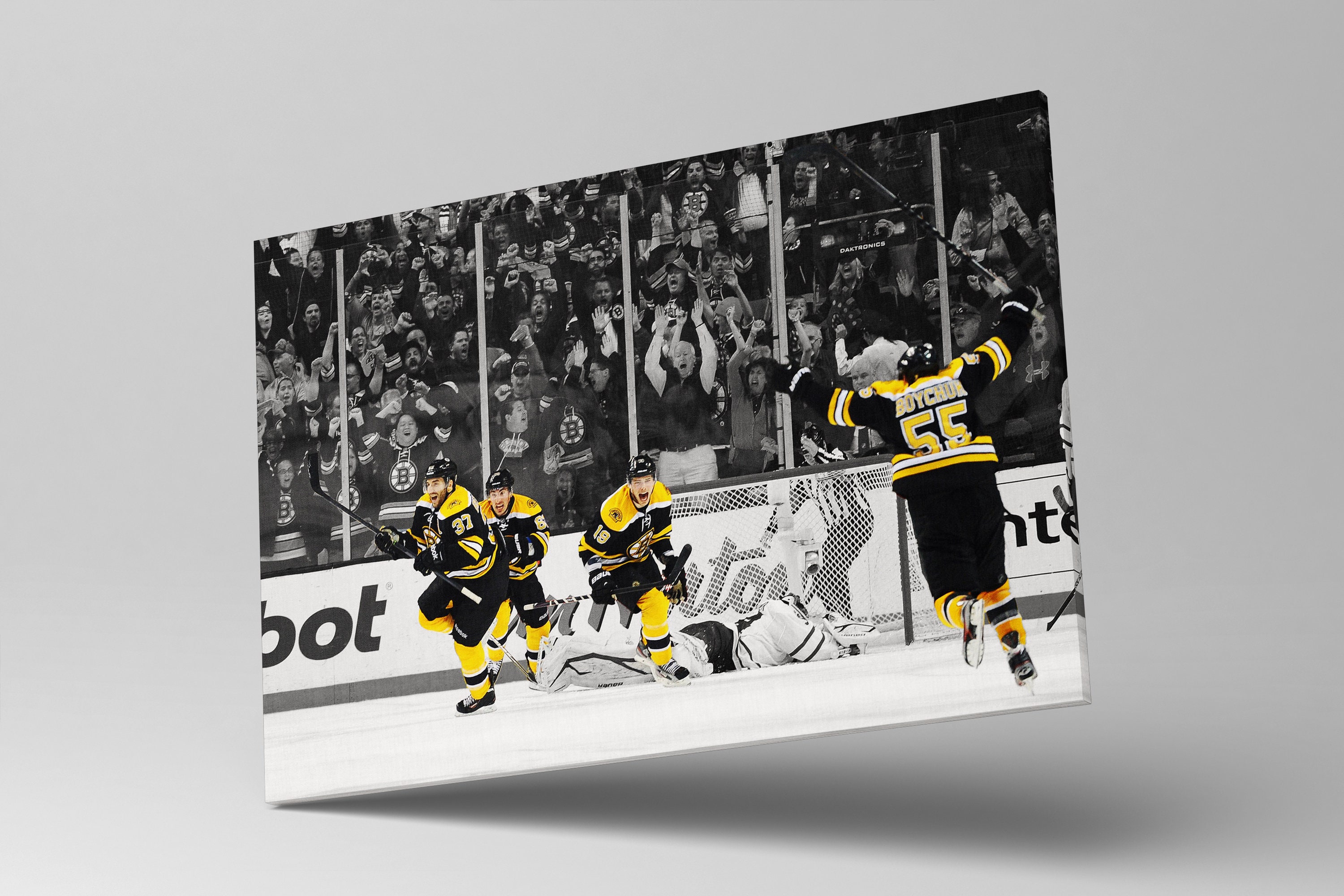 Boston Bruins Canvas Wall Art Professional ice hockey team Etsy