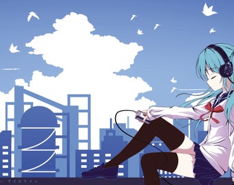 Hatsune Miku Poster Etsy