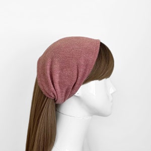 Wide Headband - Brushed French Terry, Soft Fabric, Hair Scarf, Bandanas, Wide Hairbands - Womens Hair Accessories, Hair Wrap