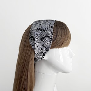 Satin Headband - Hair Scarf, Bandanas, Wide Hairbands - Women&#39;s Hair accessories, Gift, Hair Wrap, Minimalist for Thick Thin Hair