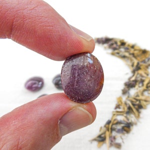 Ruby Cabochons from India • Natural High-Grade Purple Gemstones • Polished Loose Round Crystals